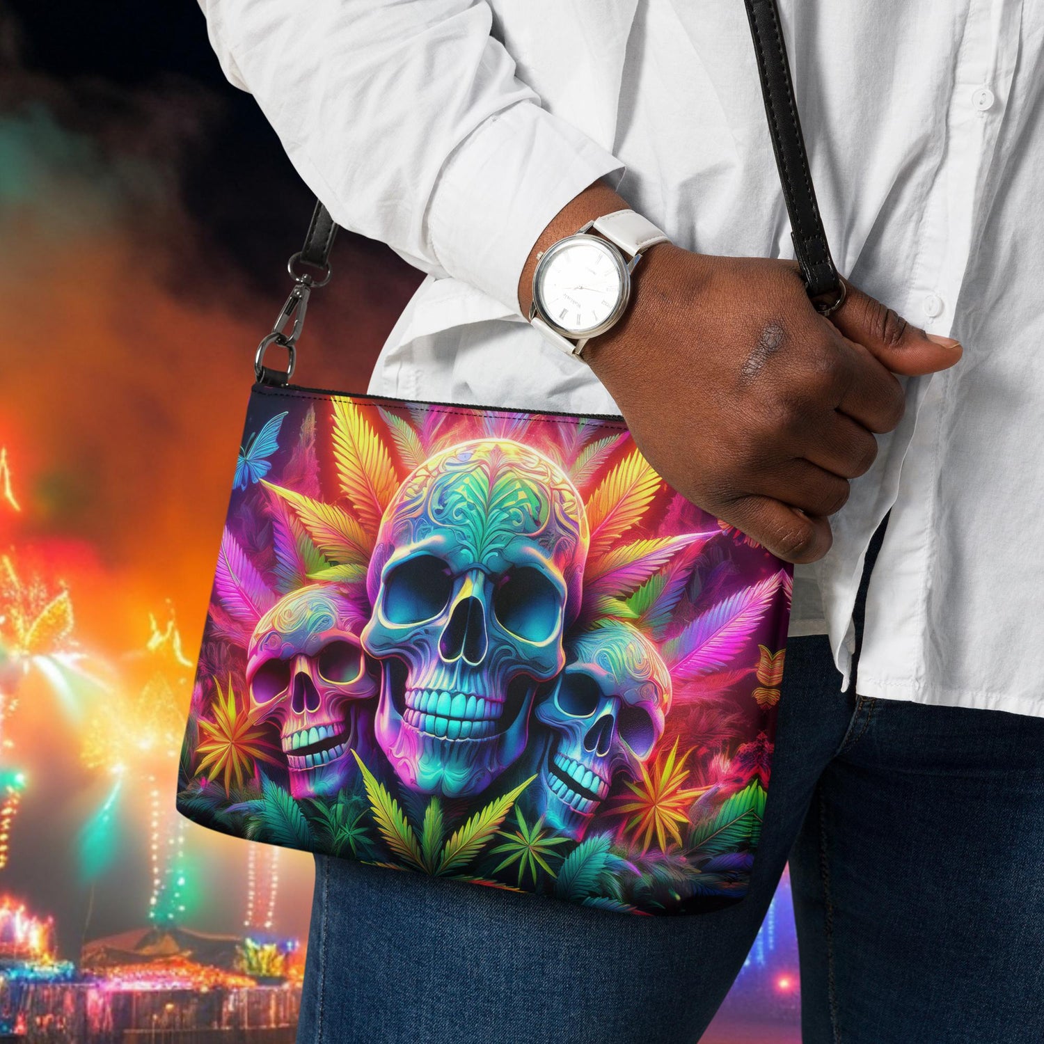 Psychedelic Crossbody Handbags